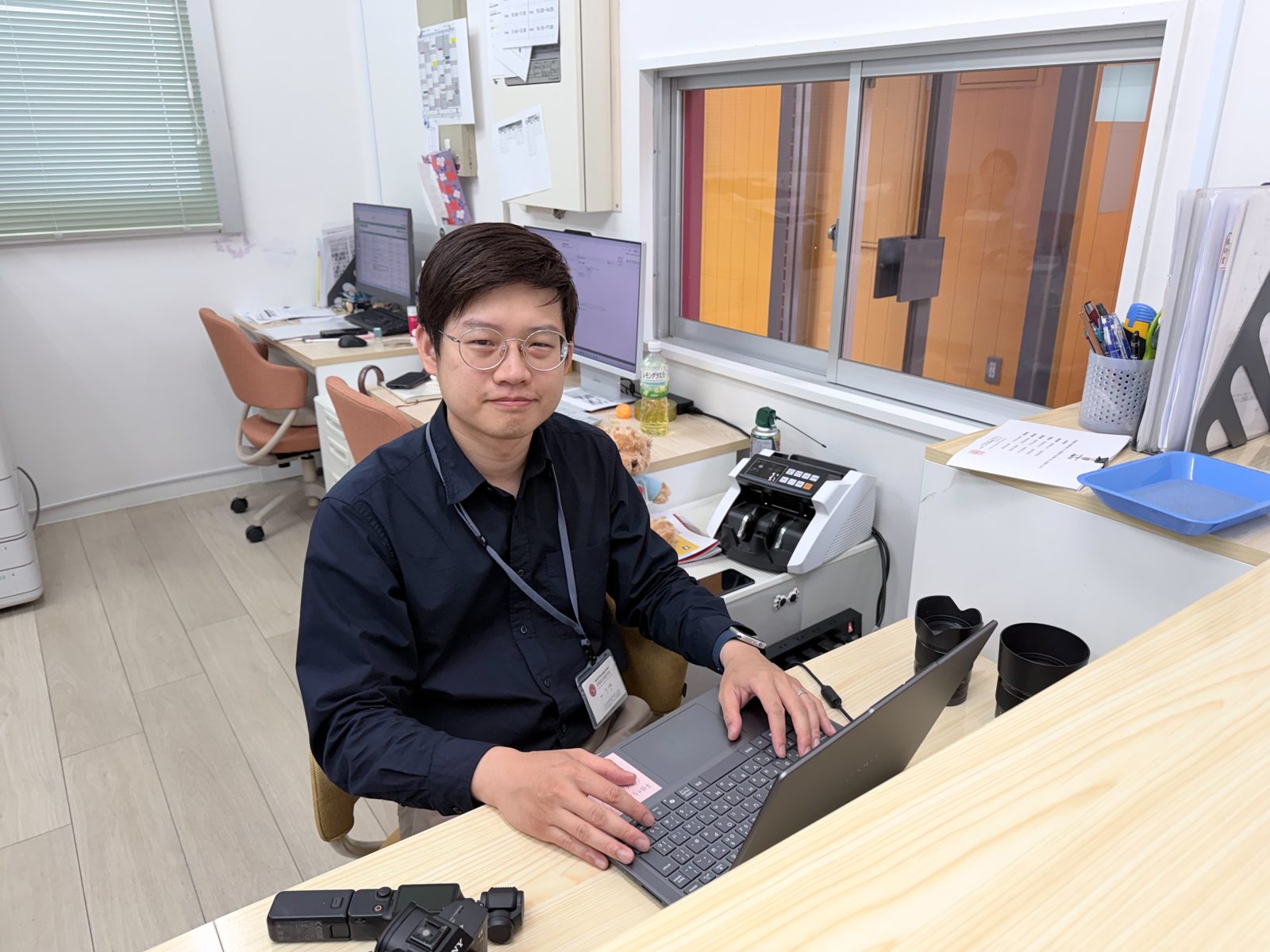 Ren-san at work